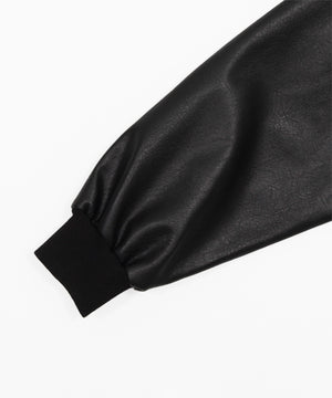 PUタックボンバージャケット