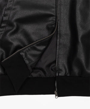 PUタックボンバージャケット