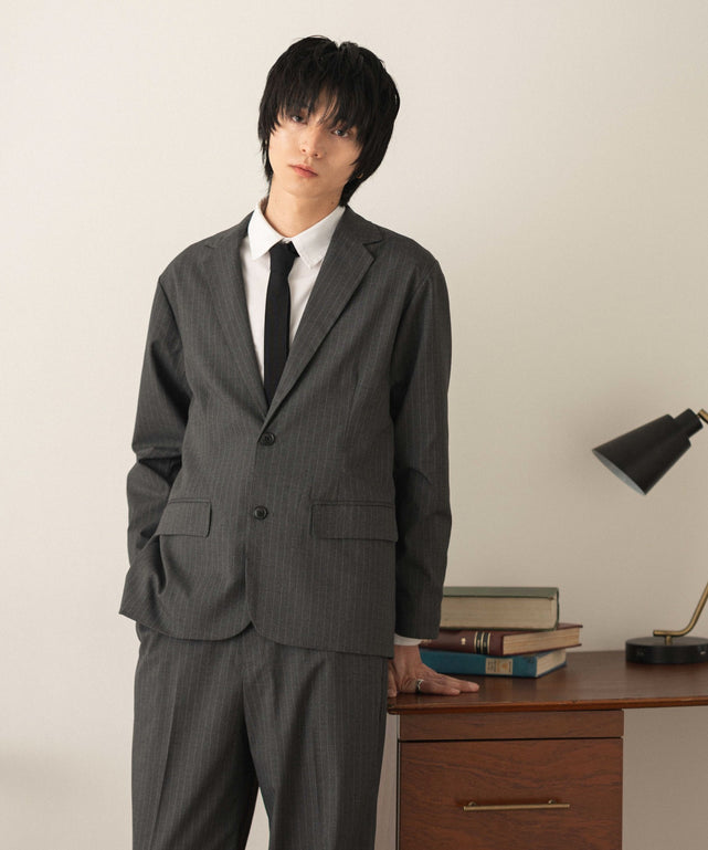 グレーストライプ モデル：180cm L着用