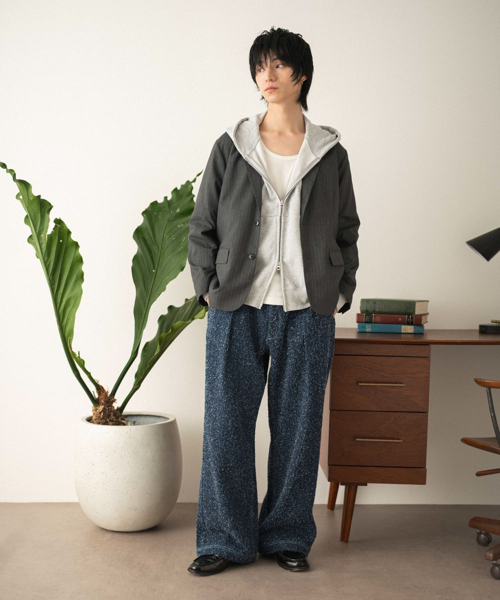 グレーストライプ モデル：180cm L着用