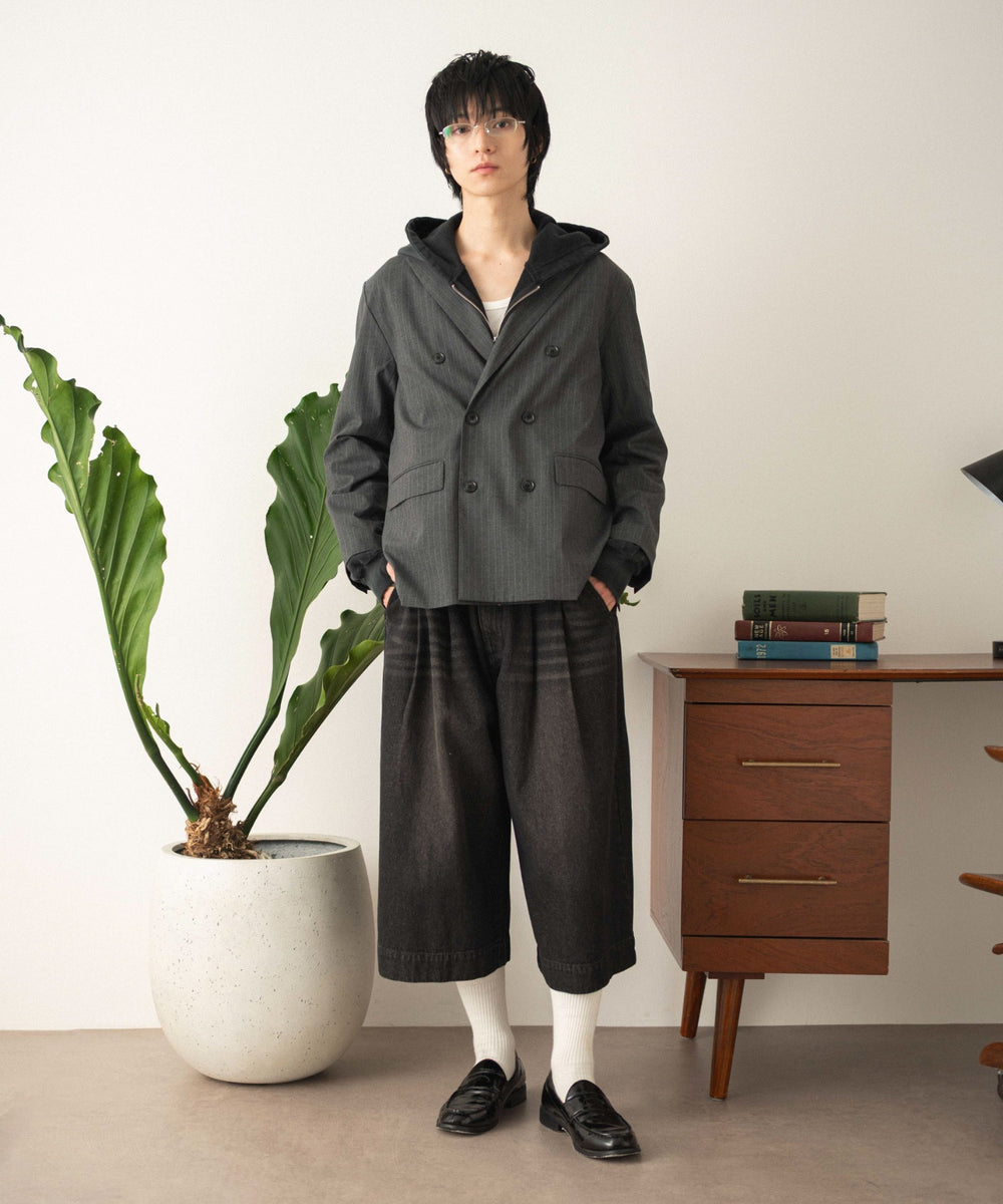 グレーストライプ モデル：180cm L着用