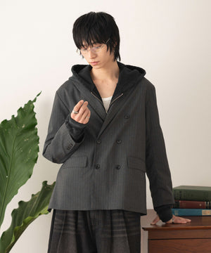 グレーストライプ モデル：180cm L着用