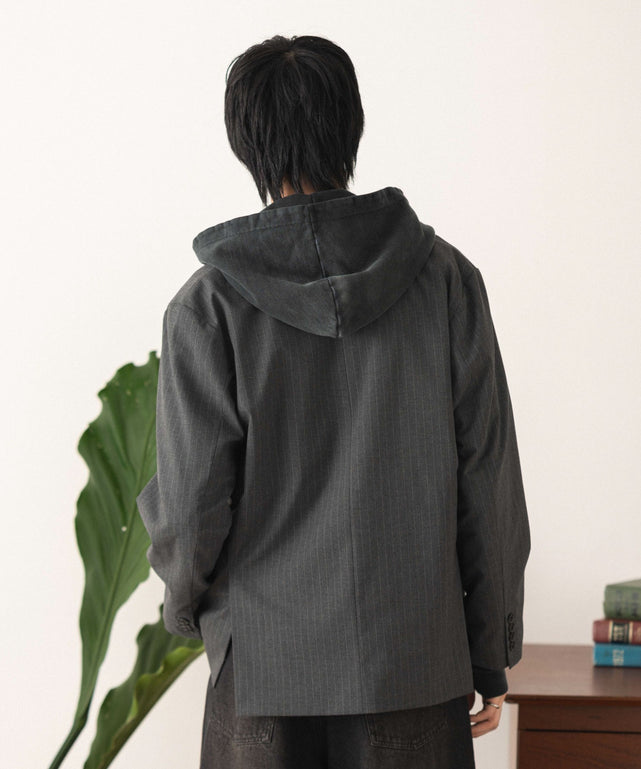 グレーストライプ モデル：180cm L着用