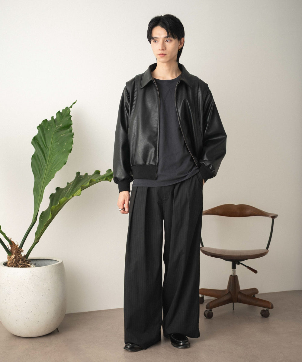 ブラックストライプ モデル：180cm L着用