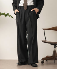 ワイドストレートスラックス