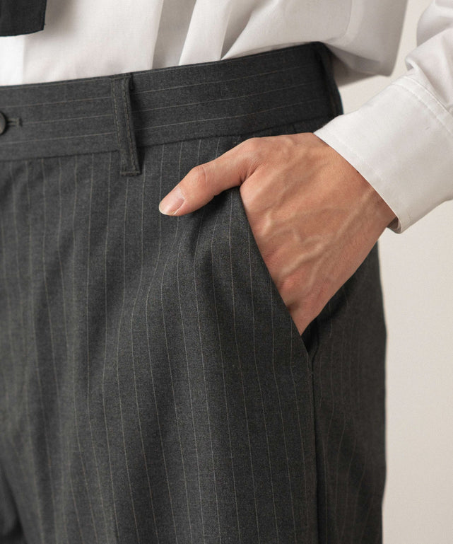 ワイドストレートスラックス