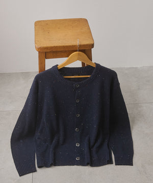 ネップクルーネックカーディガン