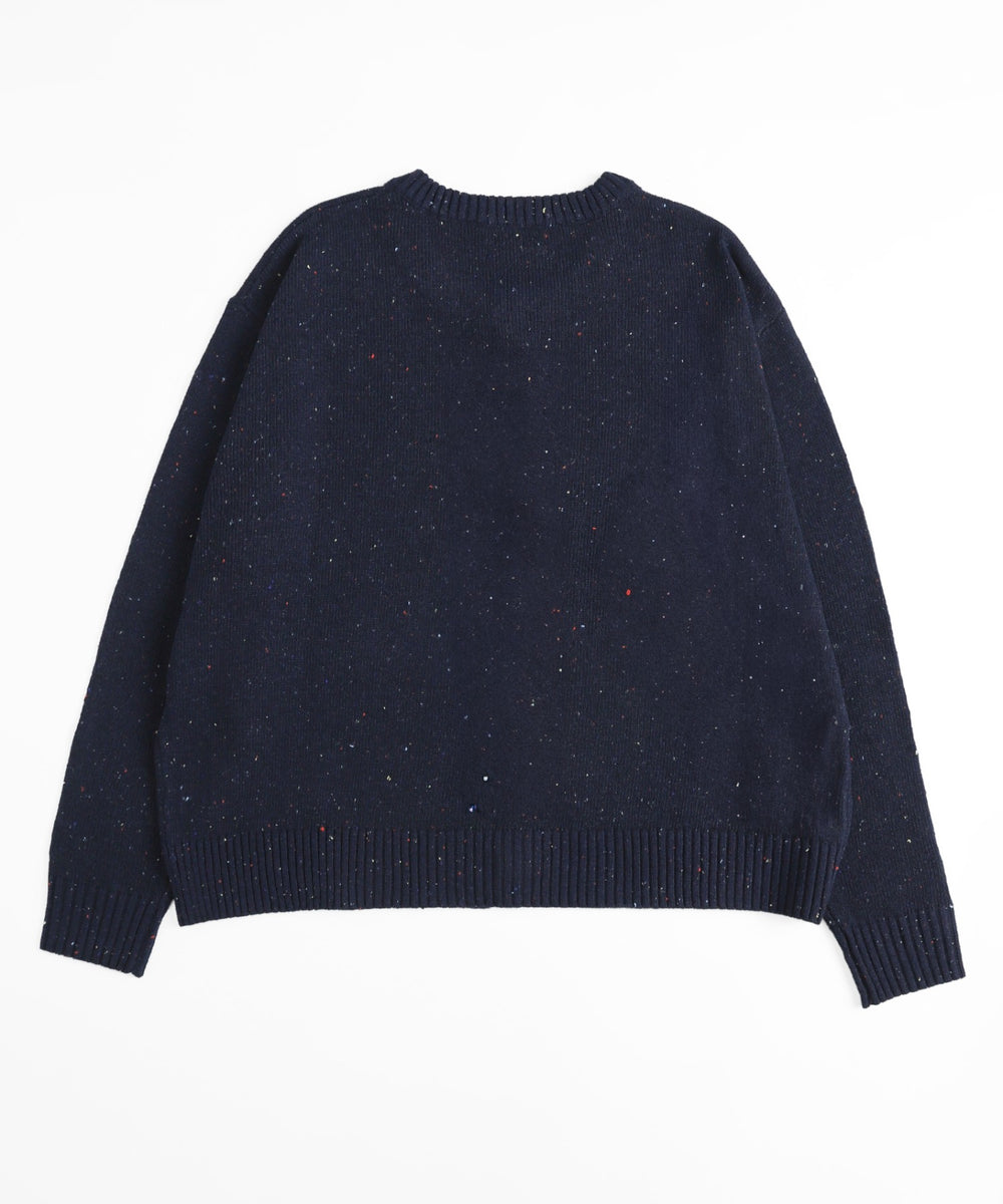 ネップクルーネックカーディガン