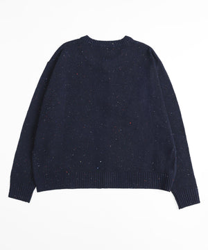 ネップクルーネックカーディガン