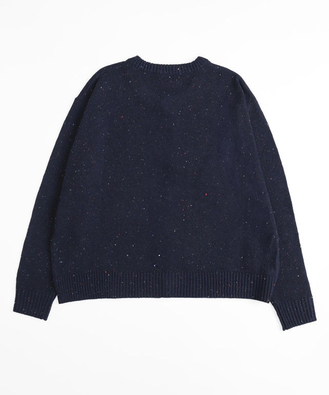 ネップクルーネックカーディガン