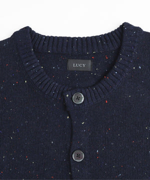 ネップクルーネックカーディガン