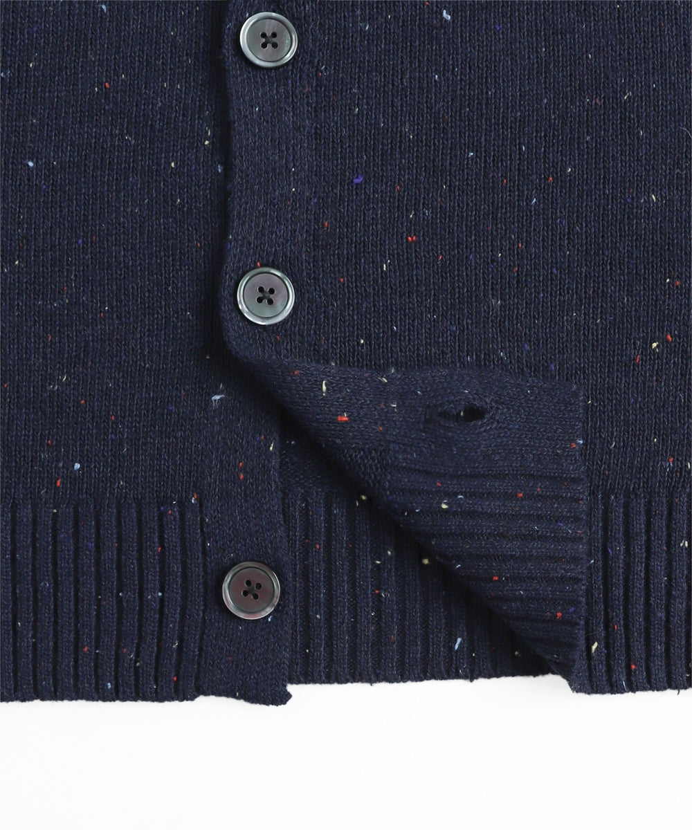 ネップクルーネックカーディガン