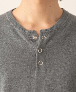 リングドットヘンリーネックプルオーバー