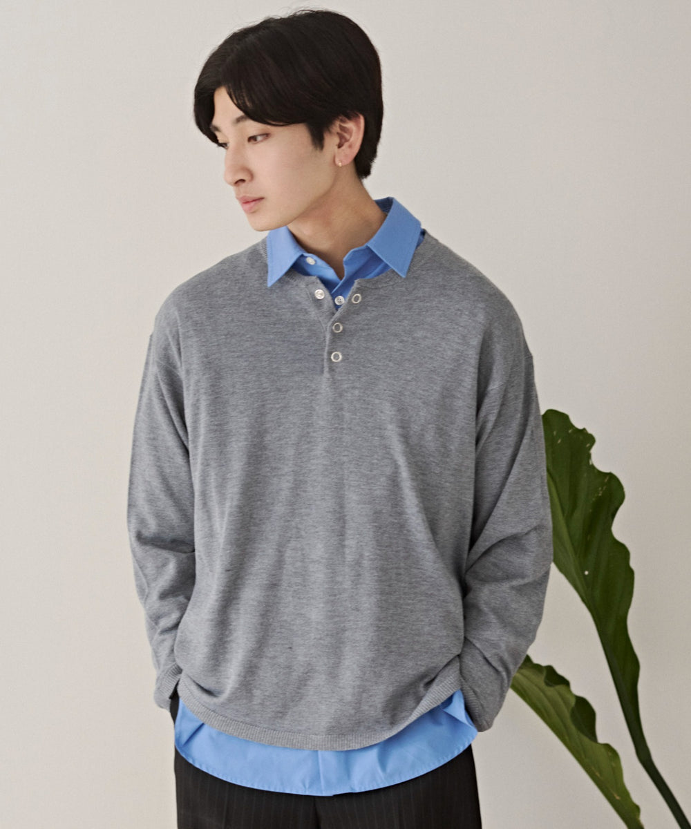 グレー モデル：180cm L着用