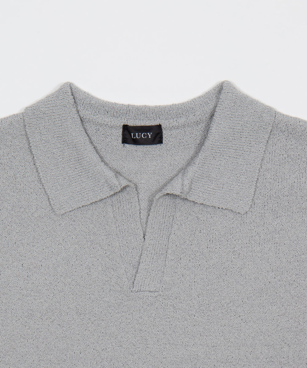 スキッパーニットポロ