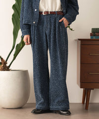 ネップデニムバギーパンツ