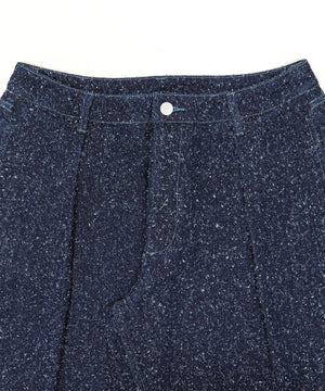 ネップデニムバギーパンツ