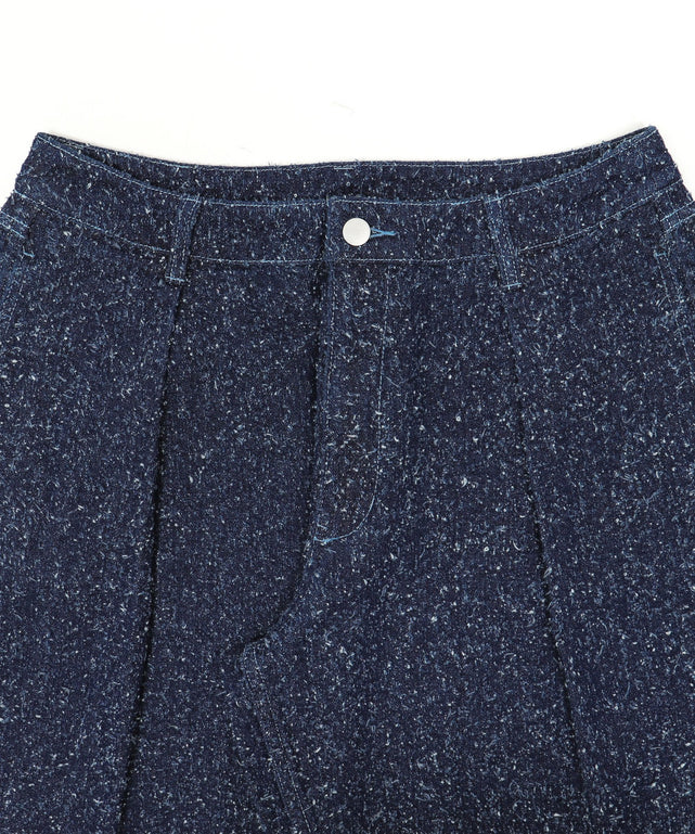 ネップデニムバギーパンツ