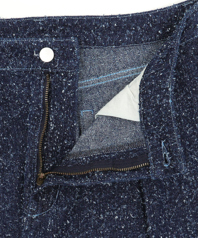 ネップデニムバギーパンツ