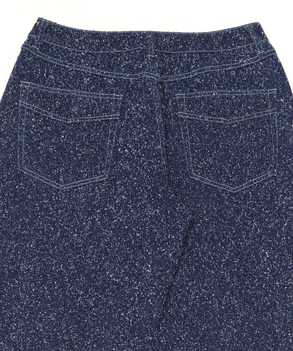 ネップデニムバギーパンツ