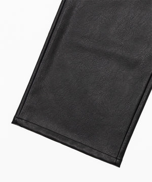 PUタックワイドトラウザー