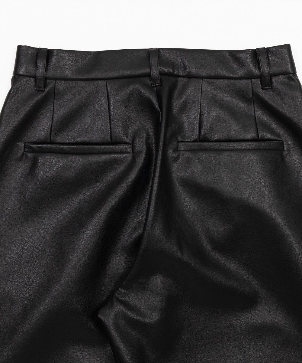 PUタックワイドトラウザー