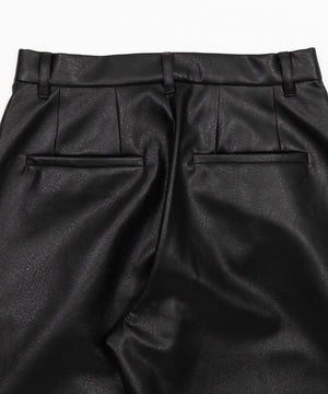 PUタックワイドトラウザー