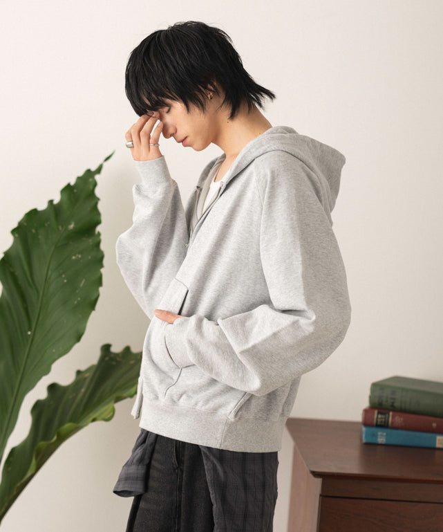 杢グレー モデル：180cm L着用