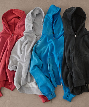 ショートZIPパーカー