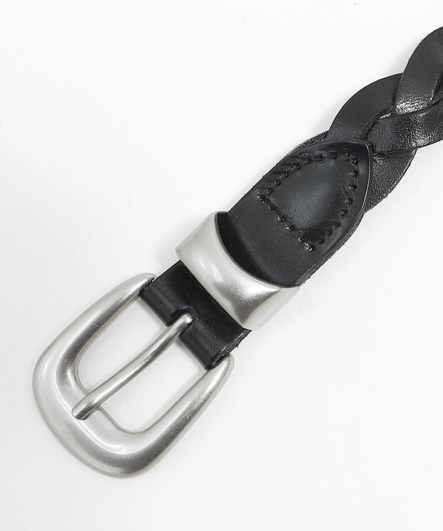 ウエスタンレザーメッシュベルト