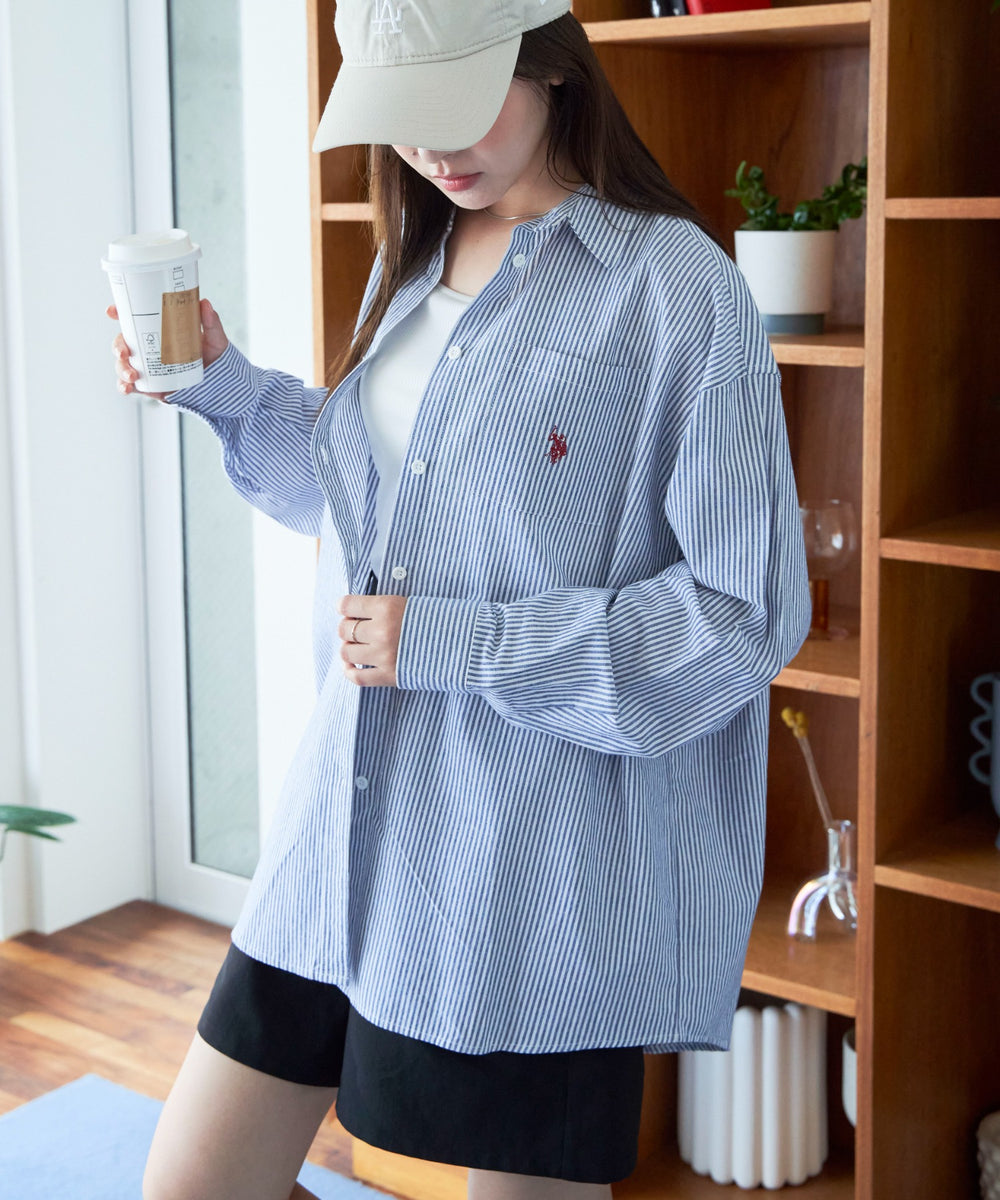 ブルーストライプ モデル：165cm F着用