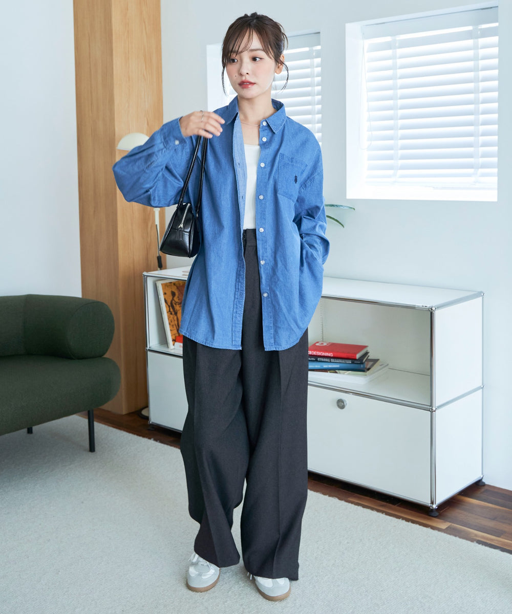 デニム中濃 モデル：165cm F着用