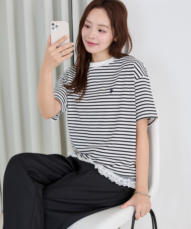 ホワイトボーダー モデル：165cm F着用