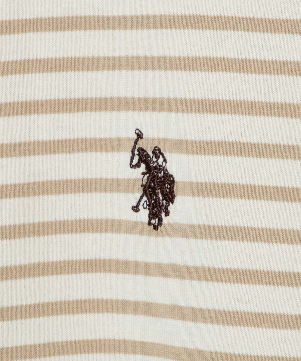 ベージュ系ボーダー