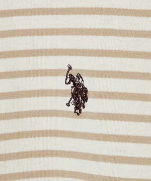 ベージュ系ボーダー