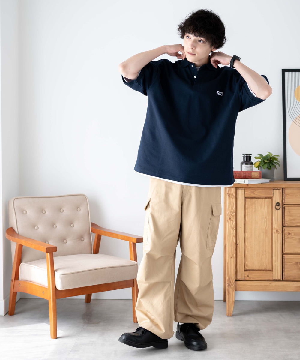 ネイビー モデル：175cm L着用