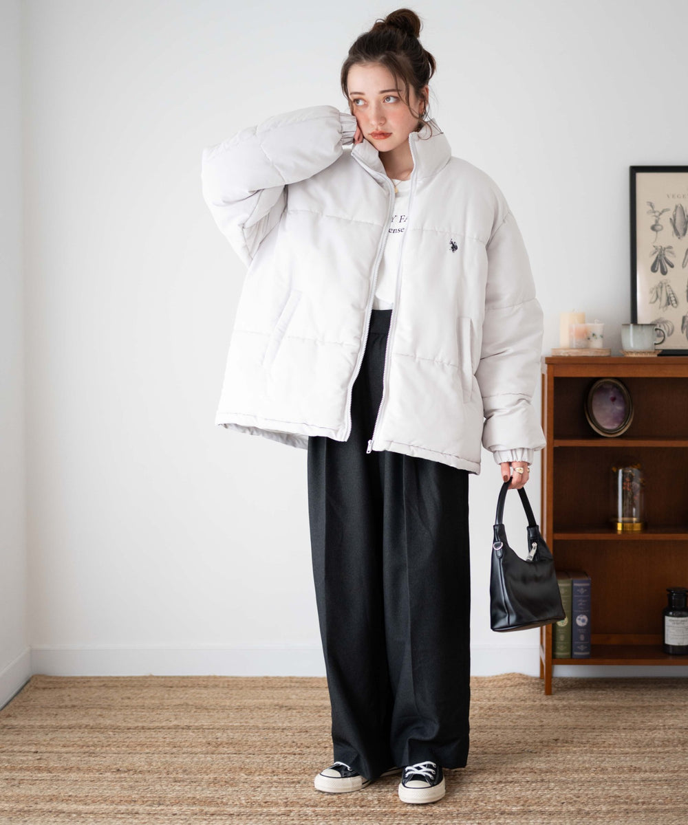 Lグレー モデル：162cm M着用