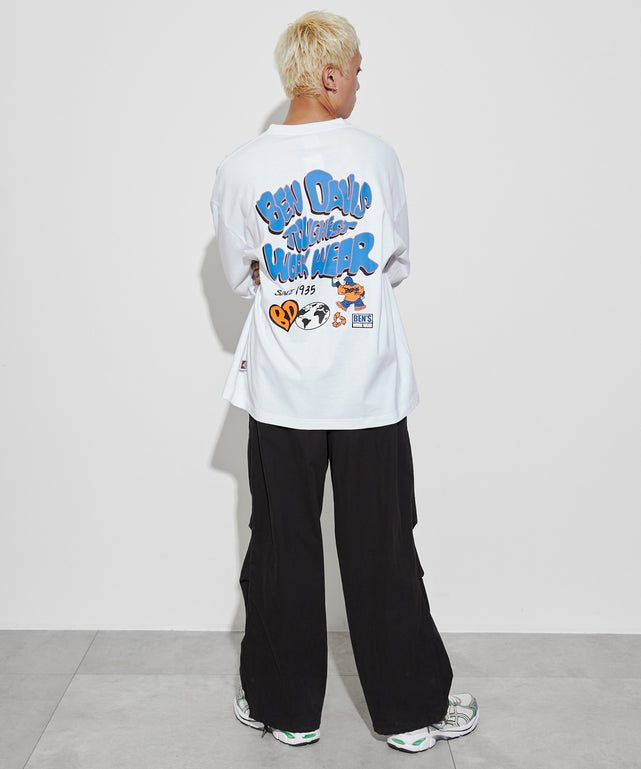 ホワイト モデル：178cm L着用