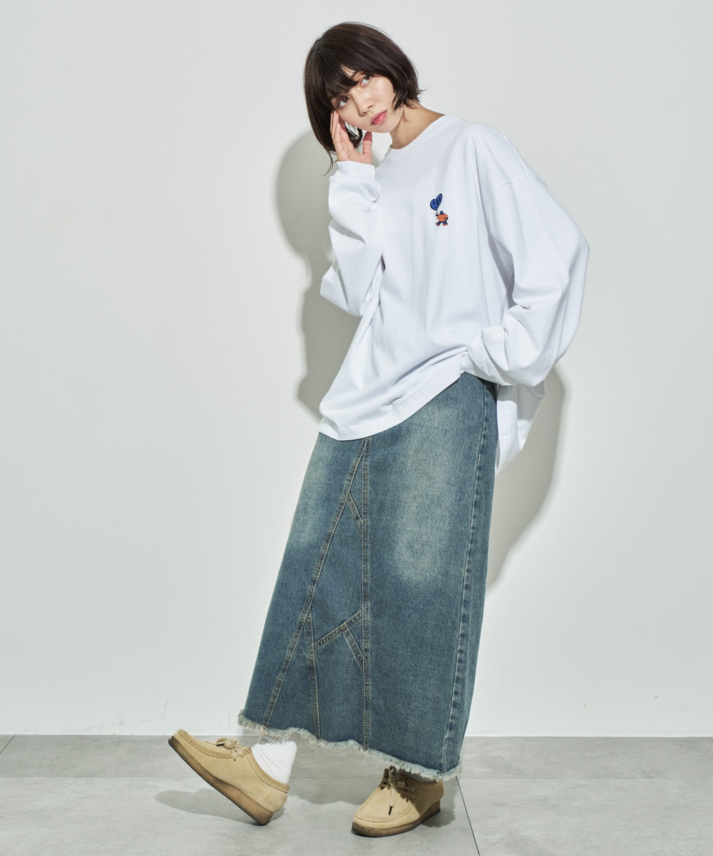 ホワイト モデル：160cm L着用