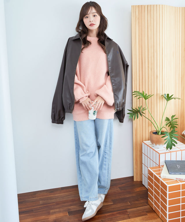 ブラウン モデル：165cm M着用