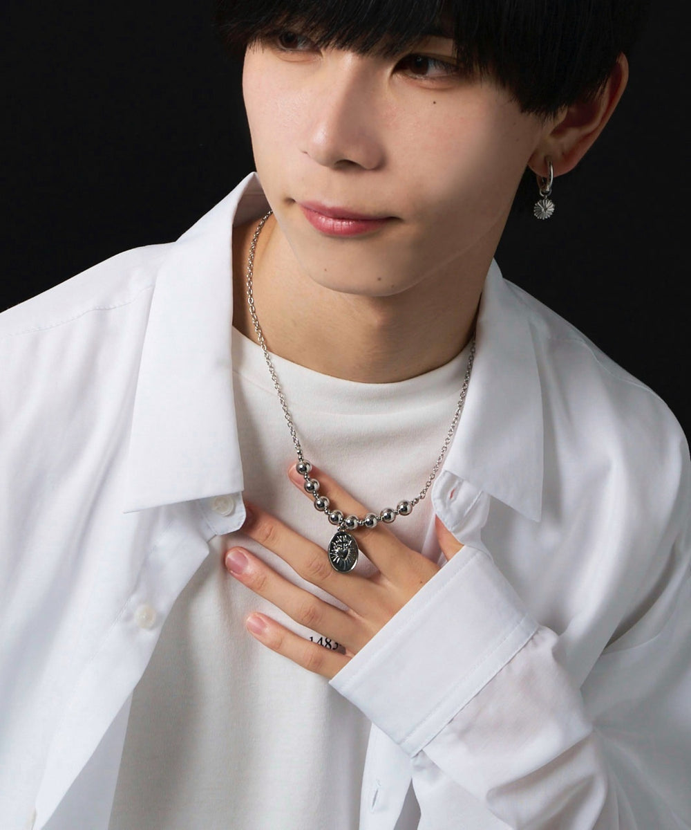 【お値下げ済みちくわ様】モルダバイト ミックス ビーズ ネックレス サマーミックススマイルビーズネックレス - VVV | 60% - アジア