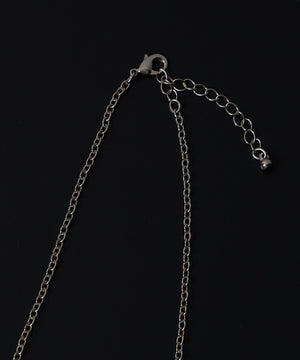 MビーズMIXチェーンモチーフネックレス