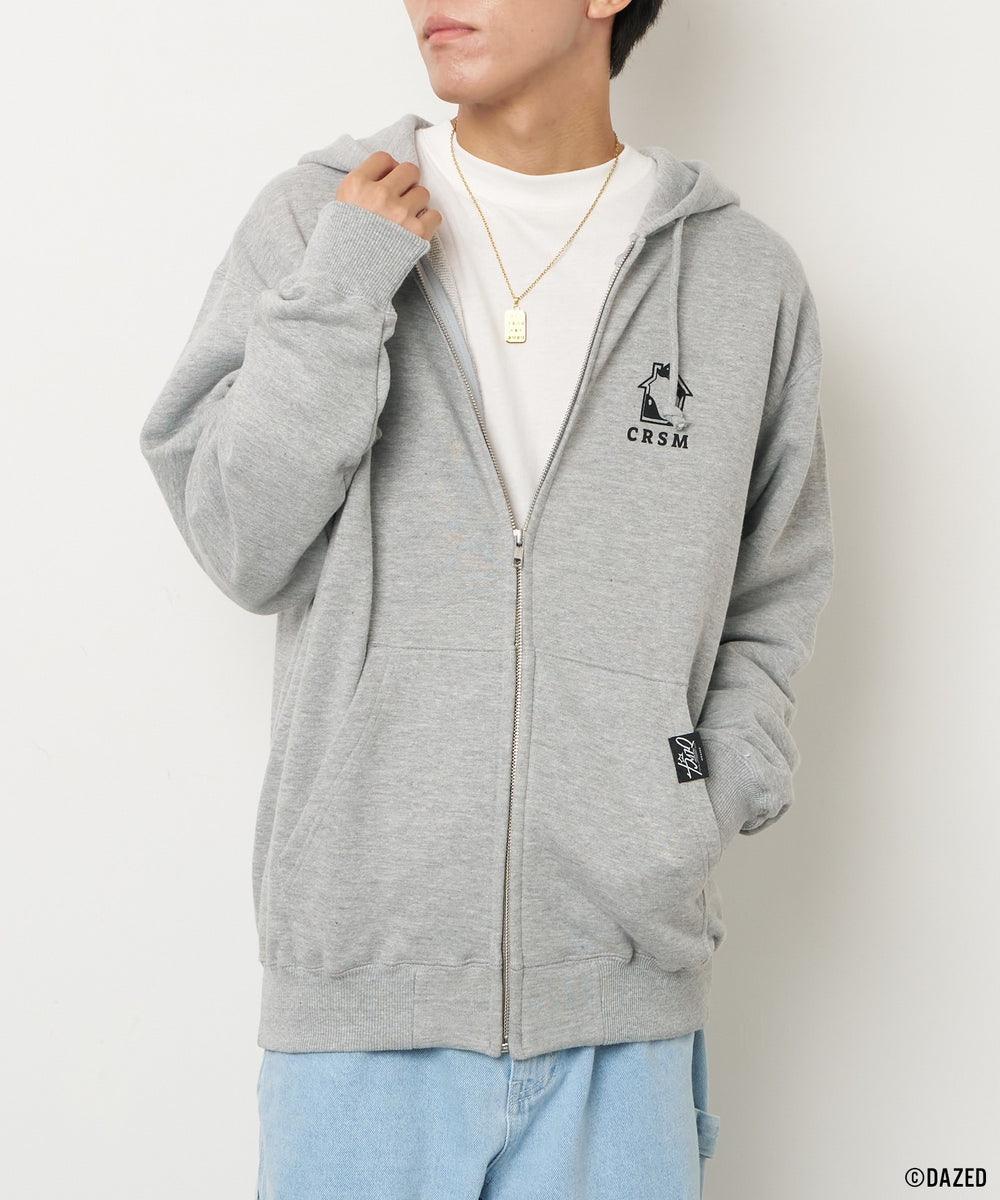 杢グレー　モデル：175cm