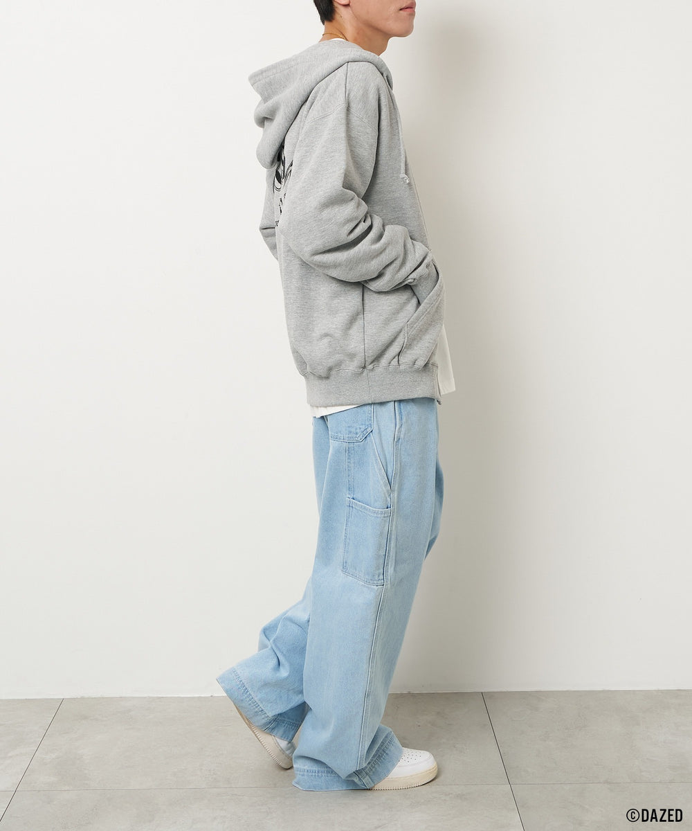杢グレー　モデル：175cm