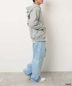 杢グレー　モデル：175cm