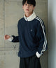 ネイビー モデル:177cm Lサイズ着用