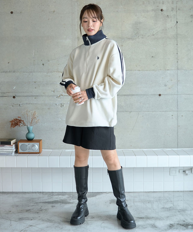 ホワイト モデル:165cm Mサイズ着用