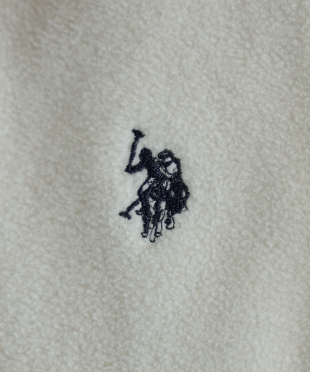 USPOLOフリースハーフジッププルオーバー