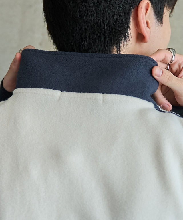 USPOLOフリースハーフジッププルオーバー