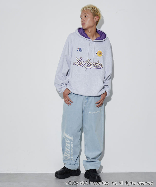 【激レア】UNK NBA LAKERS デニム　ジーパン 激レアUNK×NBAデニムパンツ